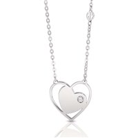 Collana Nomination Donna Love in Acciaio Zirconia 024521/014 - 024521/014